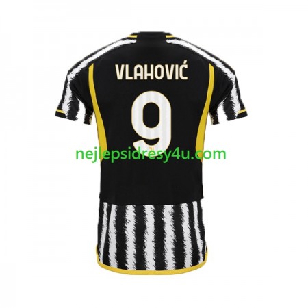 Fotbalový Dres Juventus Dusan Vlahovic 9 Domácí 2023/24
